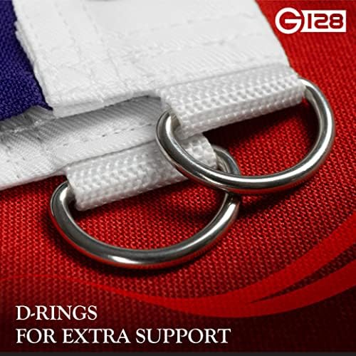 g128 6x10 ft american flag outdoor deluxe tearproof, package contents
