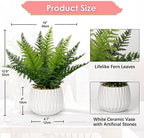 dilatata faux plant indoor in ceramic pot 12" shown in use