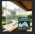 clear tarp 14mil heavy duty clear vinyl plastic shown in use