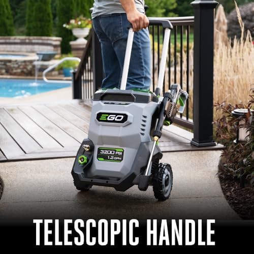 ego power+ electric pressure washer, 3200 psi power, view 9