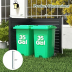 giantex no-dig air conditioner fence, 2 panels, 48''w, package contents