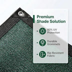 80% garden shade cloth sun shade fabric – on a desk or shelf
