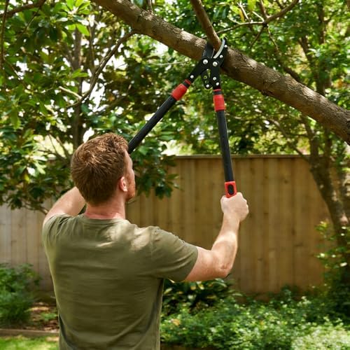 agricut telescopic garden loppers anvil - extendable tree, front angle view