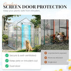 king bird premium greenhouse for outdoors, 56x56x77 upgraded showing dimensions