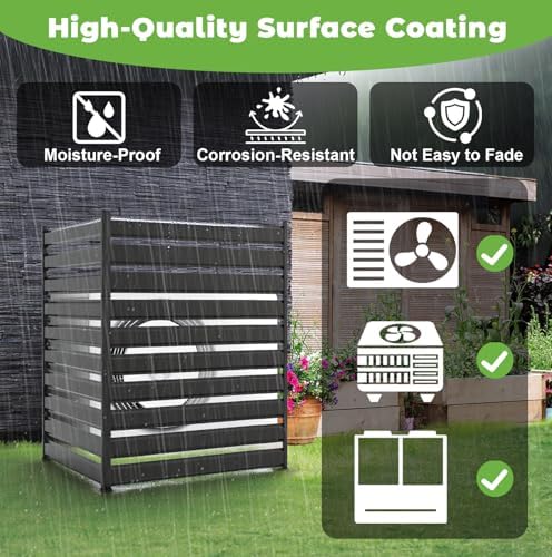 38" w x 42" h 3 panels air, side view