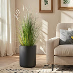 3ft 2-pack artificial cattail reed grass, 35in artificial, side view