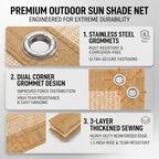 fair wind 90% sun shade cloth with improved, close-up detail