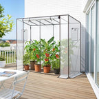 ohuhu tomato greenhouse for outdoors: portable lean to on a desk or shelf