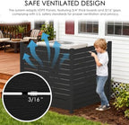 kozyard 50" w x 48" h outdoor privacy shown in use