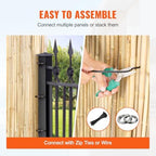vevor natural rolled bamboo fence, eco-friendly privacy screen, package contents