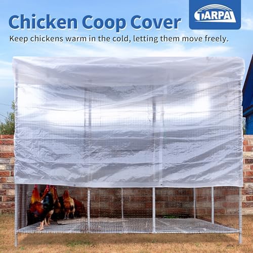 tarpal clear tarp 20x30ft large tarp waterproof clear shown in use