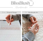 blissblush 14x36 lumbar pillow cover for bed, rectangular shown in use