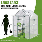 workpro greenhouse, heavy duty walk-in greenhouse (56” x shown in use
