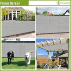 6'x40' privacy screen fence heavy duty fence panels shown in use