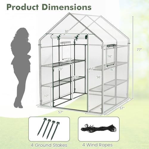 happygrill greenhouses for outdoors, portable greenhouse with pe, view 9