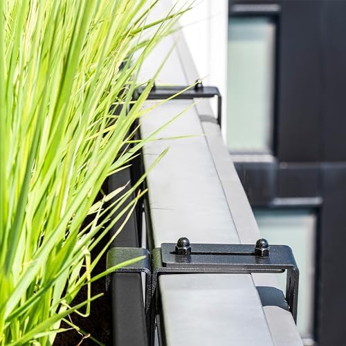veradek block series railing planter - outdoor window, package contents