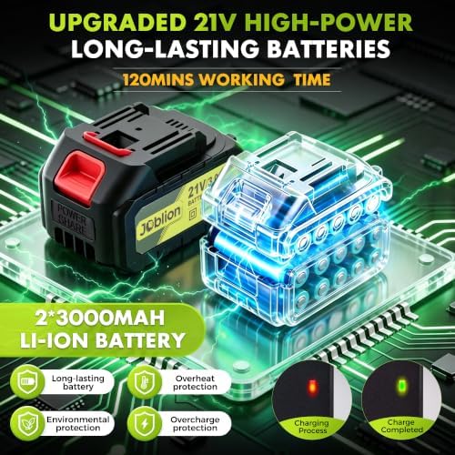 cordless weed wacker, 20000rpm battery powered weed eater, close-up detail