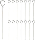 15 Pcs Turkey Lacers for Trussing Turkey, Wraps Turkey Lacers, Metal Skewers 5.8 Inch, Multi-Use Chicken and Turkey Wraps