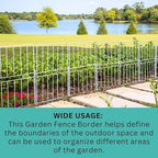 shoplala decorative fence (20 panels) 12.5in(l) x 16.5in(h), package contents
