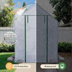 small greenhouse for outdoors, walk-in plant greenhouse with, close-up detail