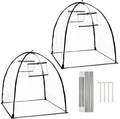 clear plant covers freeze protection, 2-pack cloches &, main product view