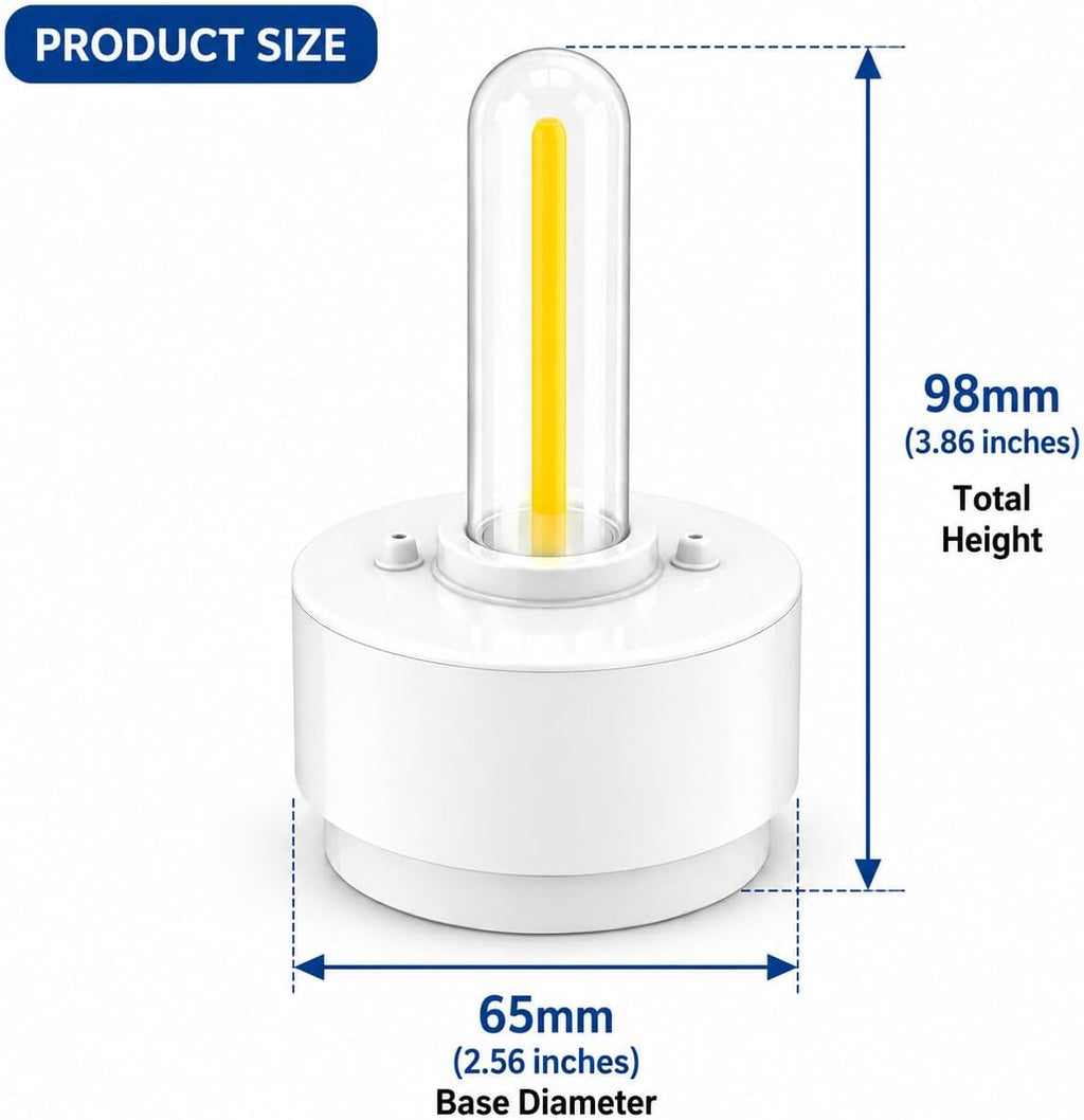 Saltwater Emergency Light – No Sunlight Required, Instantly Illuminated by Saltwater, Battery-Free, Waterproof Camping Light, Suitable for Power outages and Hurricane Weather.