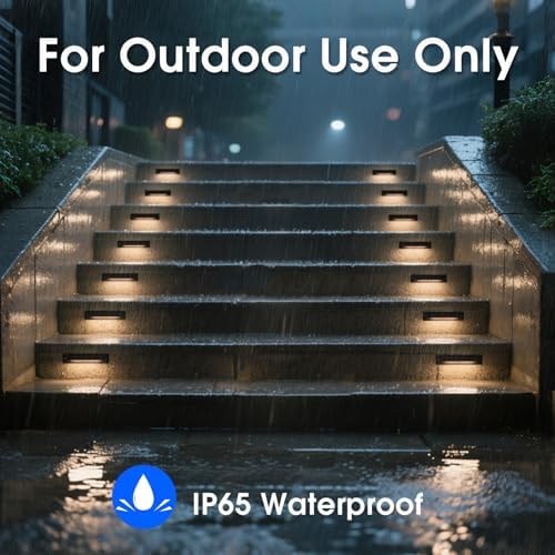 energetic 5cct low voltage led outdoor step lights shown in use