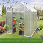 mymulike raised garden bed 4 packs, planter boxes shown in use