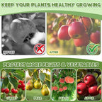 20ft x 20ft extra large fruit tree netting showing dimensions