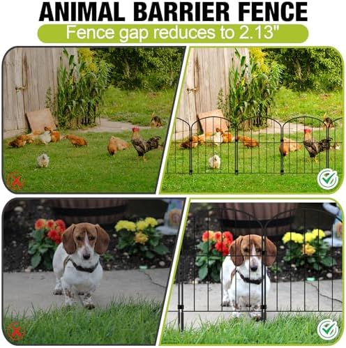 decorative garden fence 24in (h) x 21ft (l), package contents