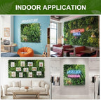 artificial grass wall panels, 40"x40" greenery wall boxwood on a desk or shelf