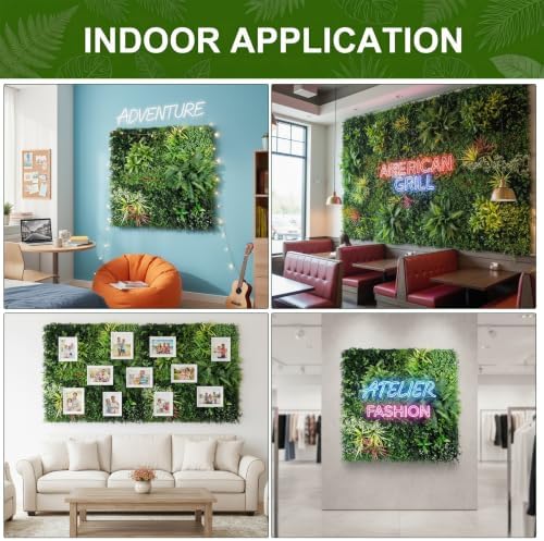 artificial grass wall panels, 40"x40" greenery wall boxwood on a desk or shelf