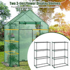 giantex walk-in greenhouse, 4 tier 8 shelves, portable, package contents