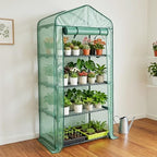 worth garden 4 tier mini greenhouse - 63'' on a desk or shelf
