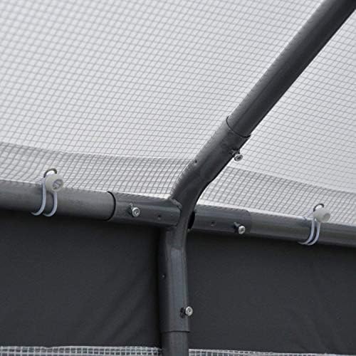 outsunny 8' x 6' x 7' walk-in greenhouse, package contents