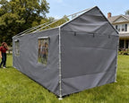rutile 10x20 carport replacement sidewall, 180g pe waterproof, package contents