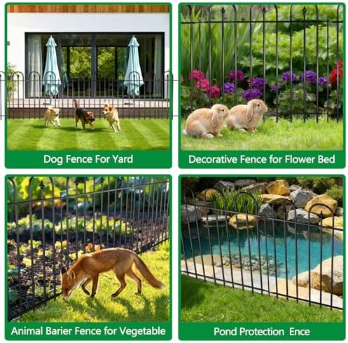 garden fence animal barrier - 10 panels, 32, package contents