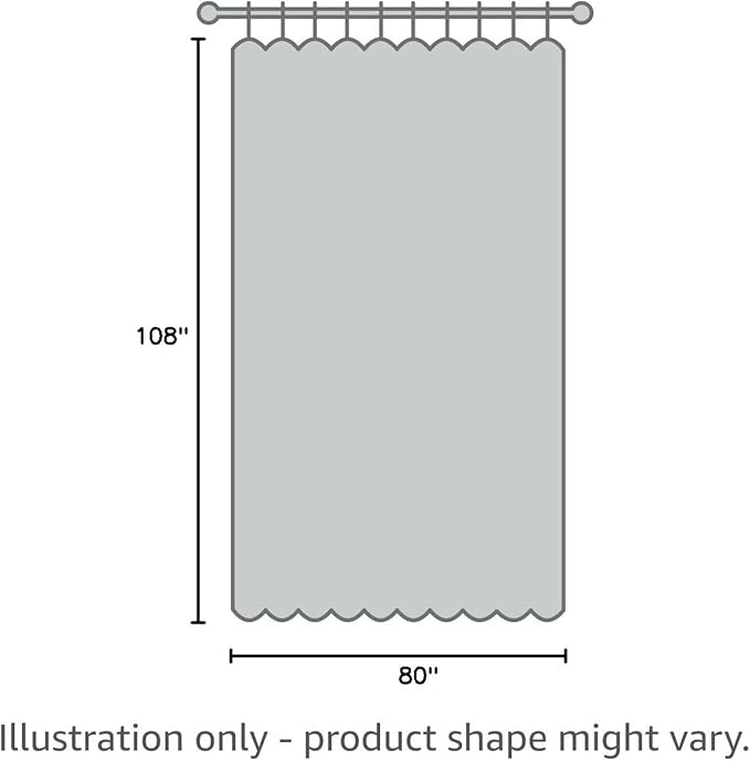 NICETOWN Sliding Door Curtain 108 inches Long, Grommet Blackout Patio Door Panel Thermal Insulated Sound Reducing Room Divider Drape for Bedroom/Living Room (1 Panel, Stone Blue, W80 x L108)