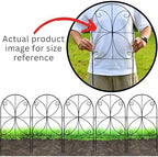 shoplala garden fence animal barrier (10 panels) 12in(l), side view