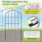 decorative garden fence panels - 24in (h) x, package contents