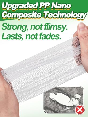 10x33ft strong pp nanocomposite mosquito net garden netting shown in use
