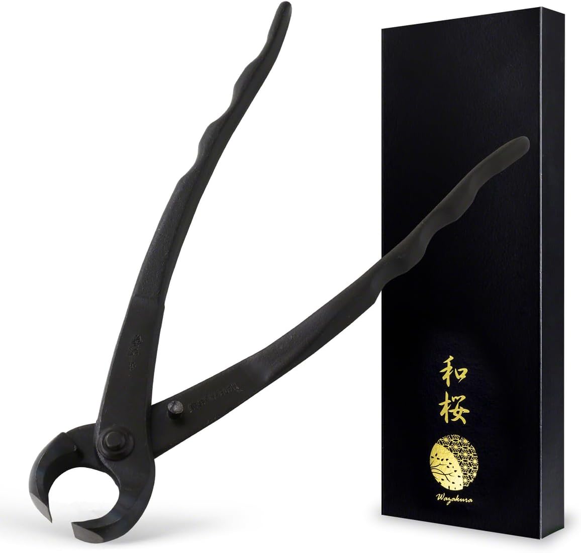 Wazakura Hand Forged Bonsai Tree Trunk Splitter, Made in Japan 210mm(8.25inch), Branch Cutter Japanese Garden Tool - 210mm(8.25inch), Black