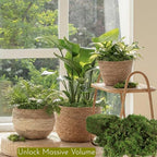 32oz large capacity artificial moss - bulk fake, front angle view