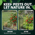 raised garden bed cover 6x3, crop cage for showing dimensions