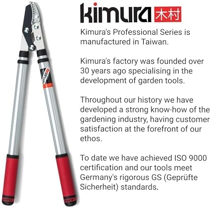 kimura® pro heavy duty garden loppers - 25-37", front angle view