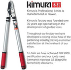 kimura® pro heavy duty garden loppers - 25-37", front angle view