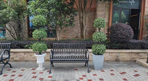 all season green 4ft triple ball boxwood topiariy showing dimensions