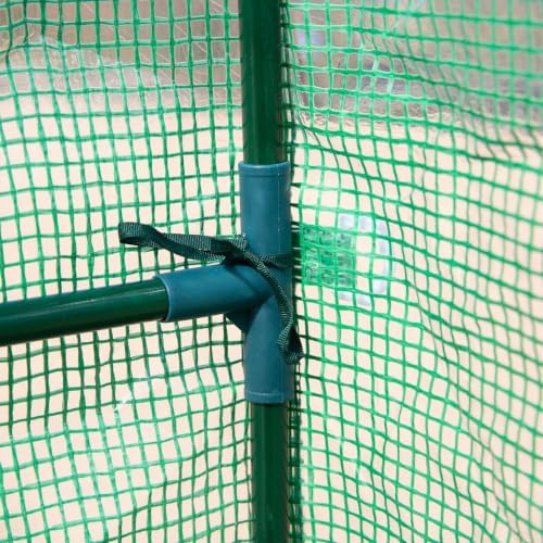 outsunny 7' x 5' x 6' walk-in greenhouse, view 9