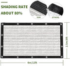 shade cloth-thickened and encrypted 80% aluminum shade cloth shown in use
