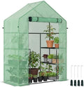 outsunny 5' x 2.5' x 6.5' mini walk-in, main product view